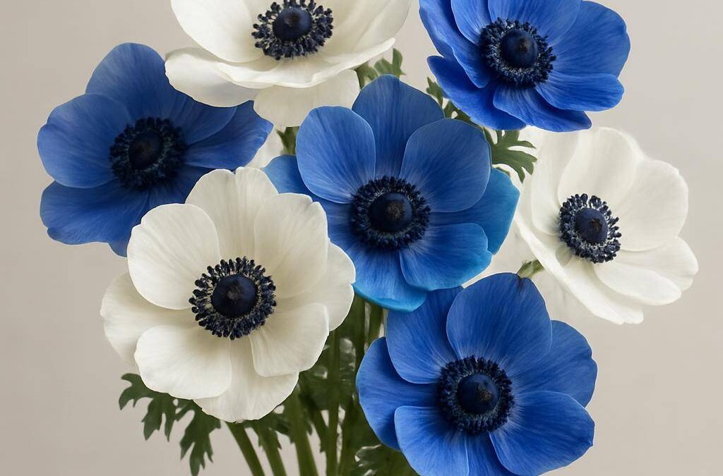 Buket-anemone: vælg, pleje og stil i moderne buketter